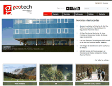 Tablet Screenshot of geotech.es