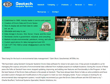 Tablet Screenshot of geotech.com